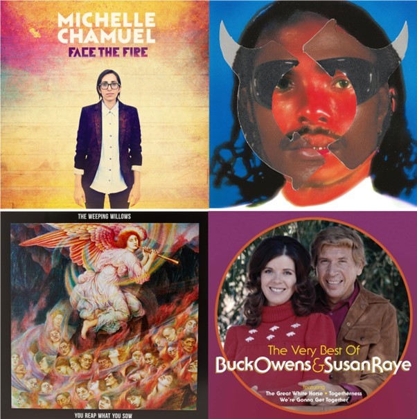 4 x Assorted LP Vinyls, incl. MICHELLE CHAMEUL, STEVE LACY, THE WEEPING WIL