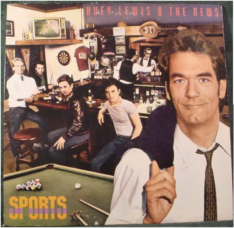 HUEY LEWIS "Huey Lewis and the News - Sports" Vinyl.