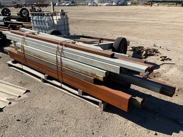 <p>Bundle Of Assorted Steel Tube And Boxed Channel</p>
