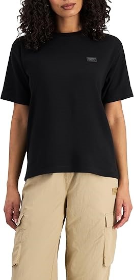 CHAMPION Women's Rochester Base Oversized Tee, Size XS, Black, CQQ9N. Buye