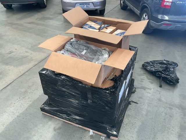 <p>Pallet Of Assorted Industrial Work Wear</p>