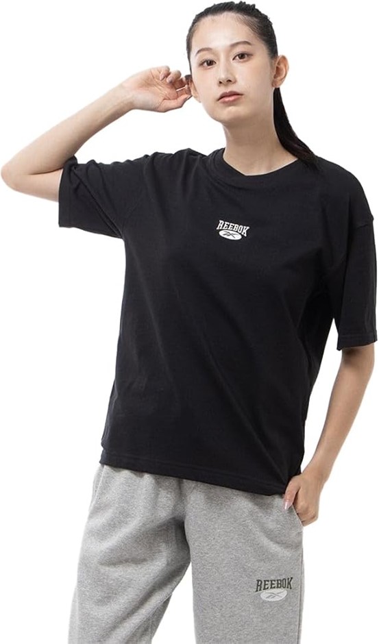 REEBOK Women's Classics Relaxed Fit T-Shirt, Medium, Black, DLY04. Buyers