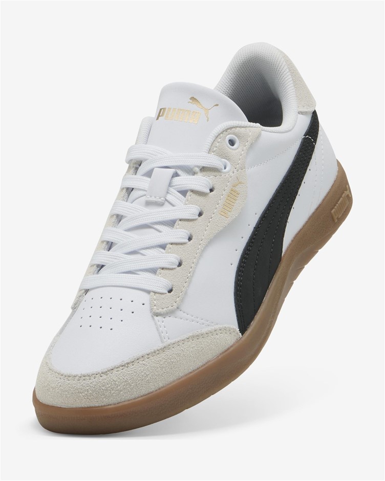 PUMA Women's Vikky Star OG Shoes, Size US7, White/Beige/Black (01), 214844.