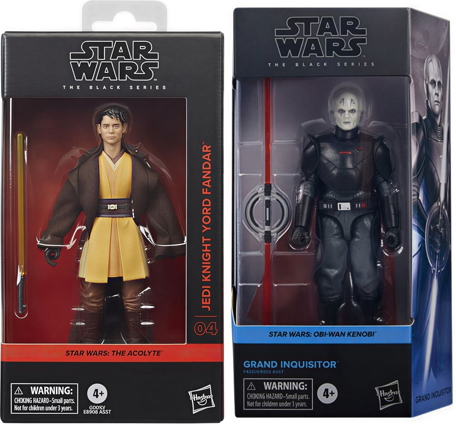 2 x STAR WARS: Grand Inquisitor 15 cm Collectible Figure, Jedi Knight Yord