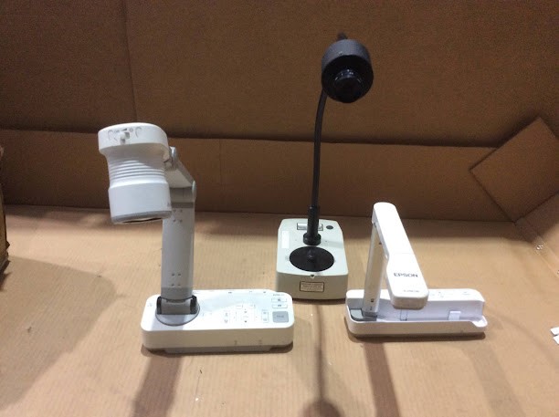 Epson ELPDC06/ELPDC20&VC-Flex Document Cameras (Lot of 3)