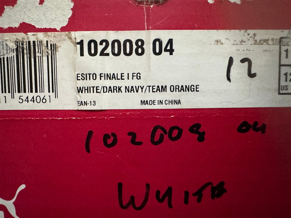 PUMA ESITO FINALE I FG UK SIZE 11 US SIZE 12 PRICE
