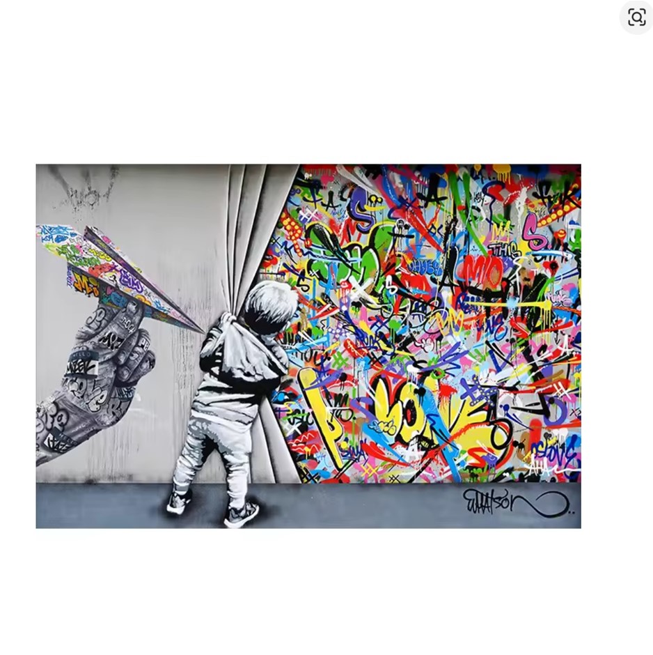 After Martin Watson "Behind the Curtain" Print