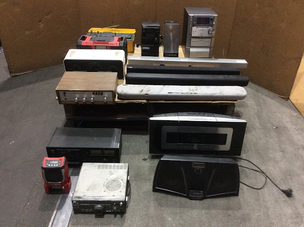 Sony/Jeep/Milwaukee/Ozito Mixed Brand Portable Boombox/Radio/Speaker