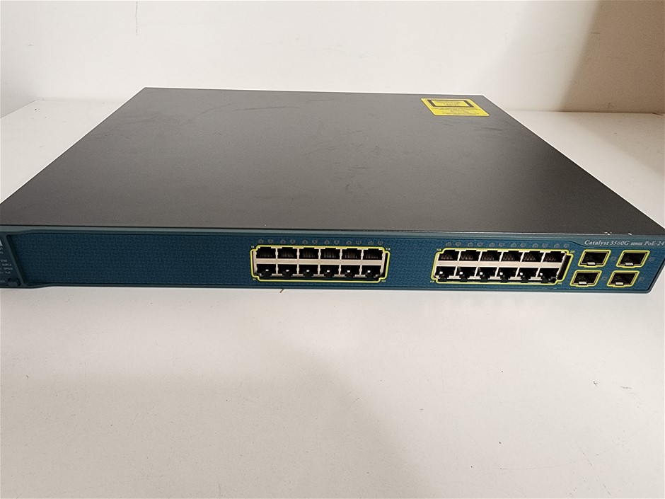 Cisco Catalyst WS-C3560G-24PS-S V05 24-Port POE Switch