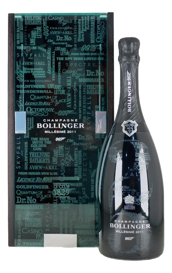Bollinger 007 James Bond Champagne Millesime 2011 (1x 750mL), Champagne.