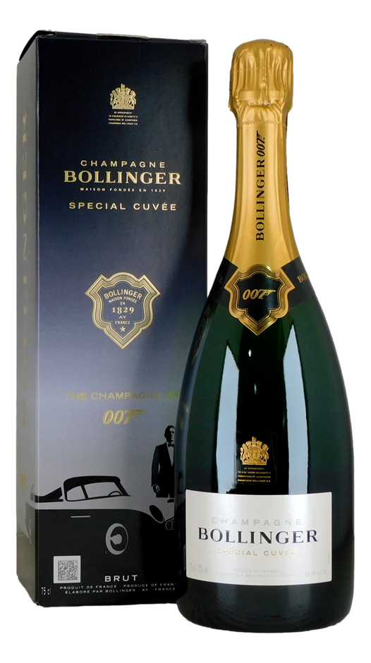 Bollinger 007 James Bond Special Cuvee Brut Champagne NV (1x 750mL), France