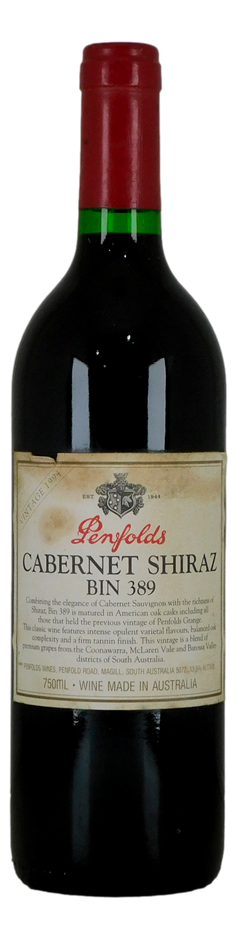 Penfolds Bin 389 Cabernet Shiraz 1994 (1x 750mL), SA.
