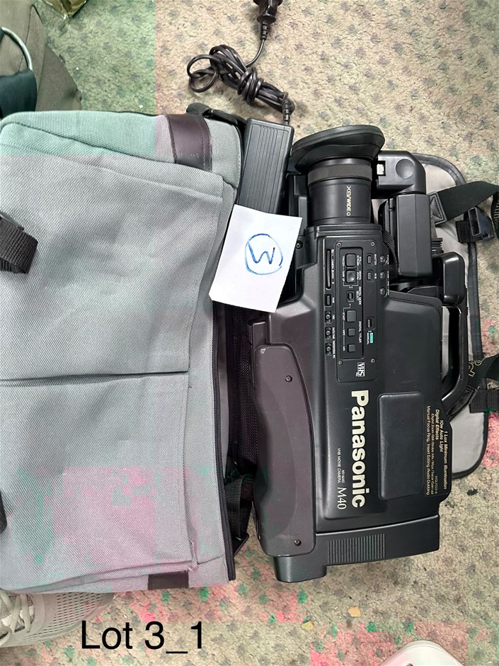 END OF LEASE SALE: Panasonic VHS Movie Camera