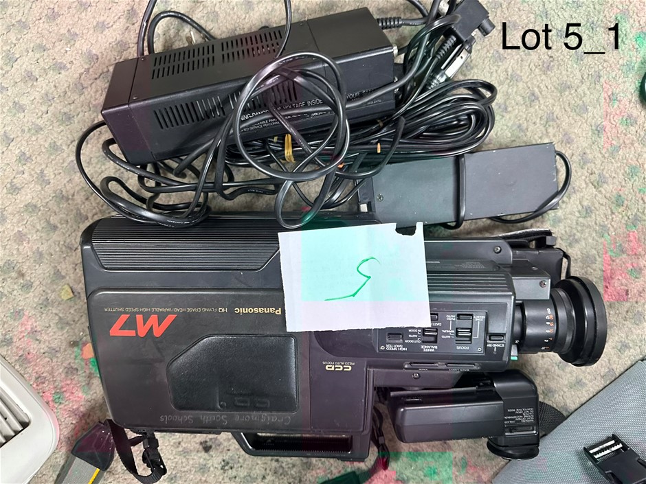 END OF LEASE SALE: Panasonic VHS Movie Camera