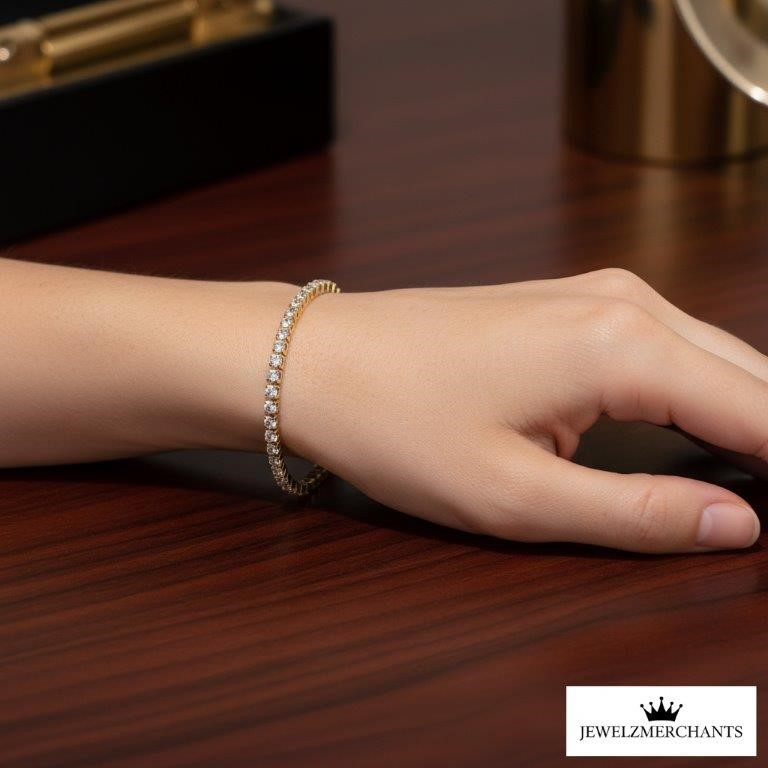 22K/Italy  Gold Filled Bracelet -(stamped 22K/Italy)-Warranty Quality-Bonus
