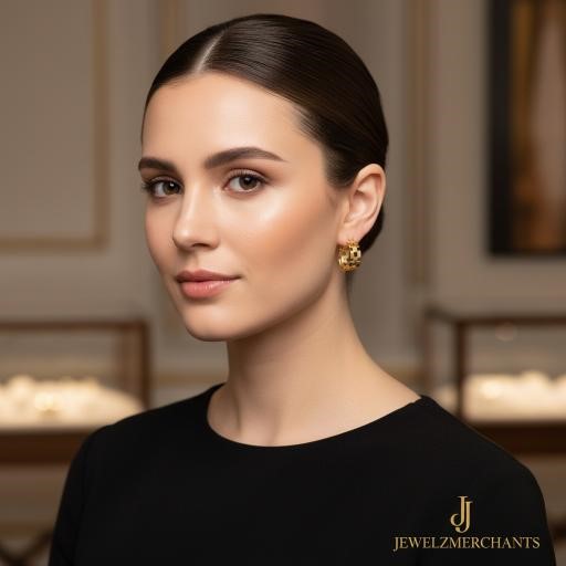 22K/Italy Gold Filled Earring -(stamped 22K/Italy)-Warranty Quality