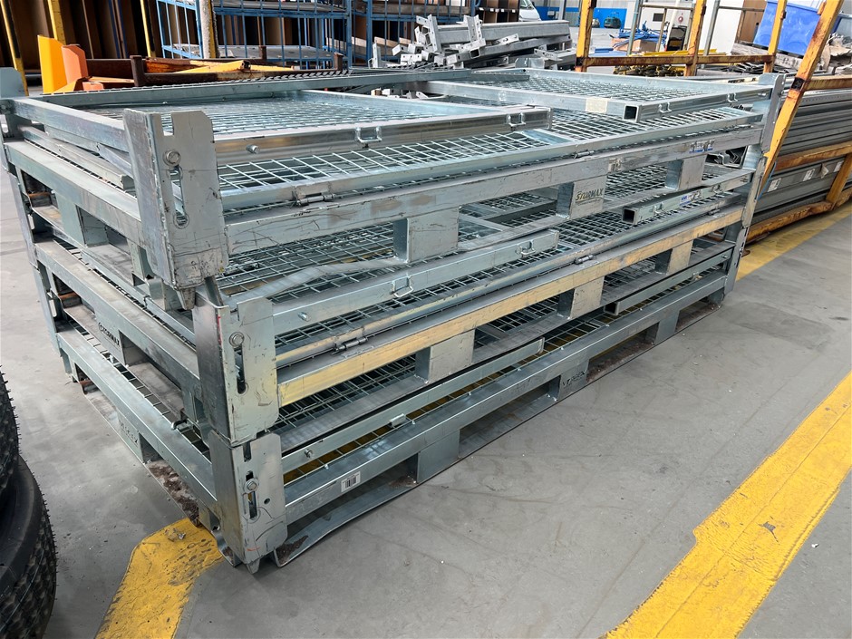 Steel Frame Foldable Cages x 3