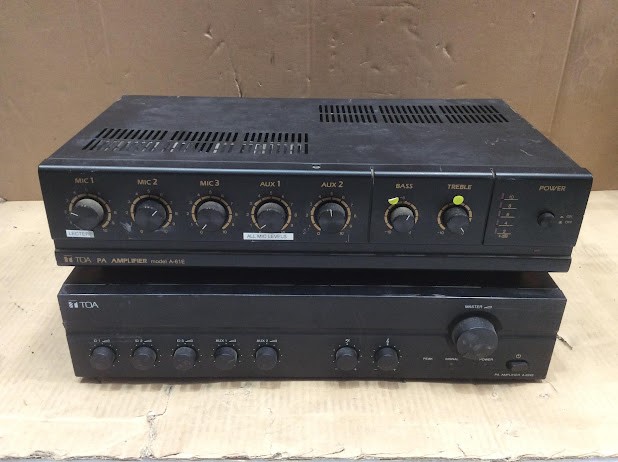 TOA A-61E&A-2240 PA Amplifiers (Lot of 2)