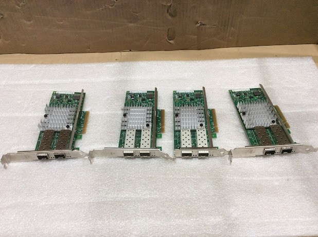 Intel X520-SR2 Ethernet Converged Network Adapters (Lot of 4)