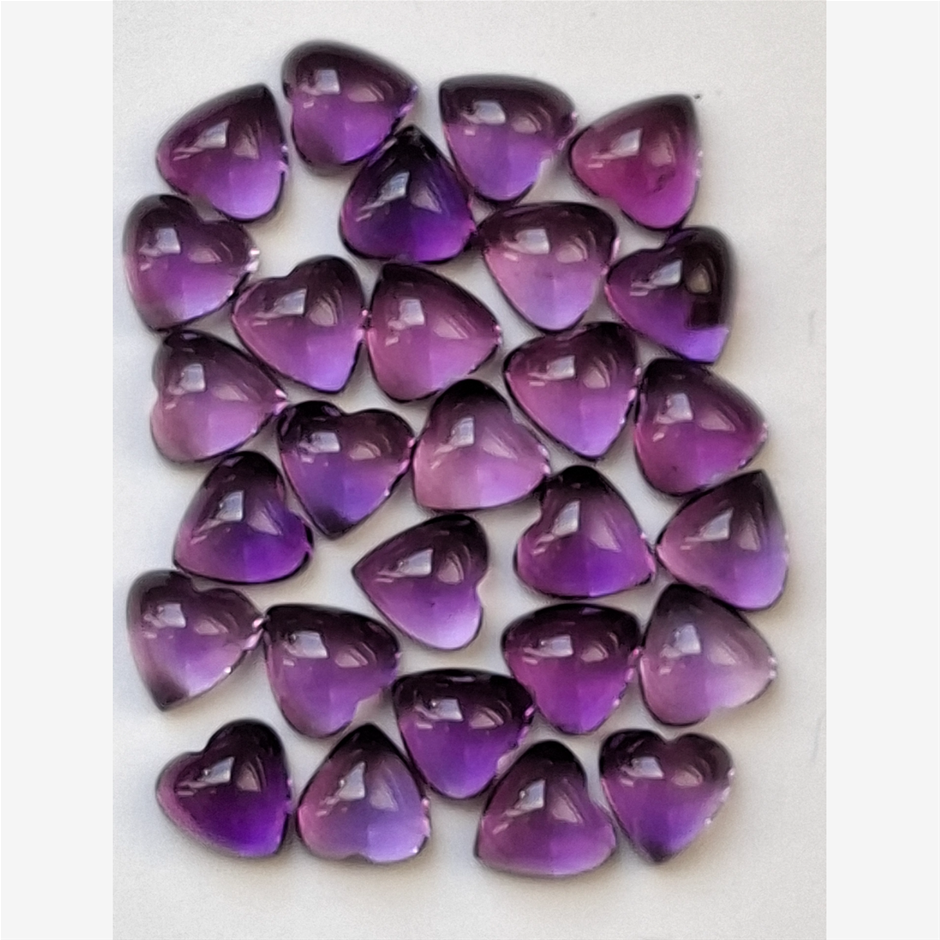 5x5 Heart Amethyst