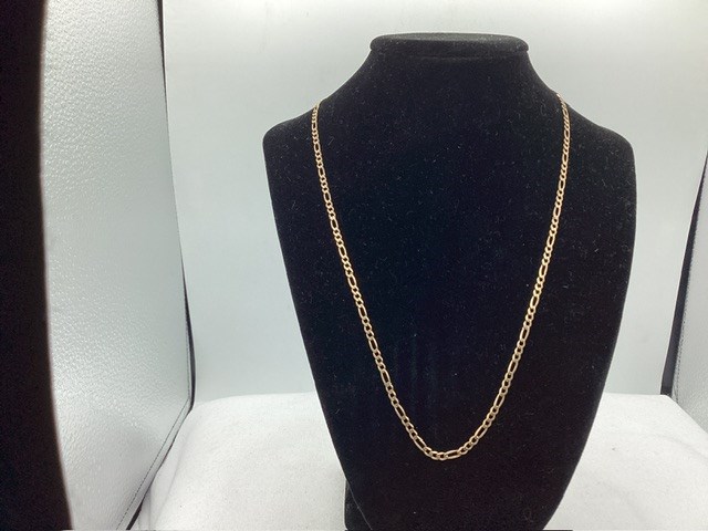 1 x Stamped 9ct Yellow Gold, Chain Necklet, No Clasp