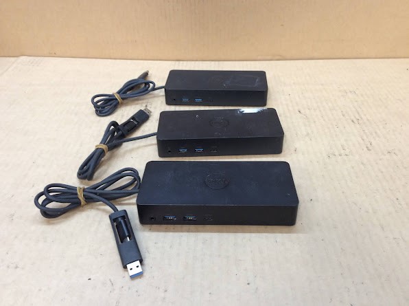 Dell D6000 Universal Docking Station (Lot of 3)
