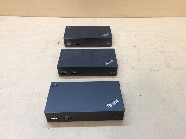 Lenovo ThinkPad USB 3.0 DK1522 Pro Dock (Lot of 3)