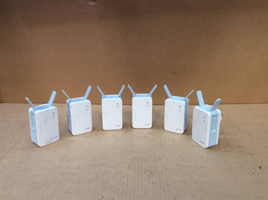 D-Link E15 Wi-Fi Range Extender (Lot of 6)