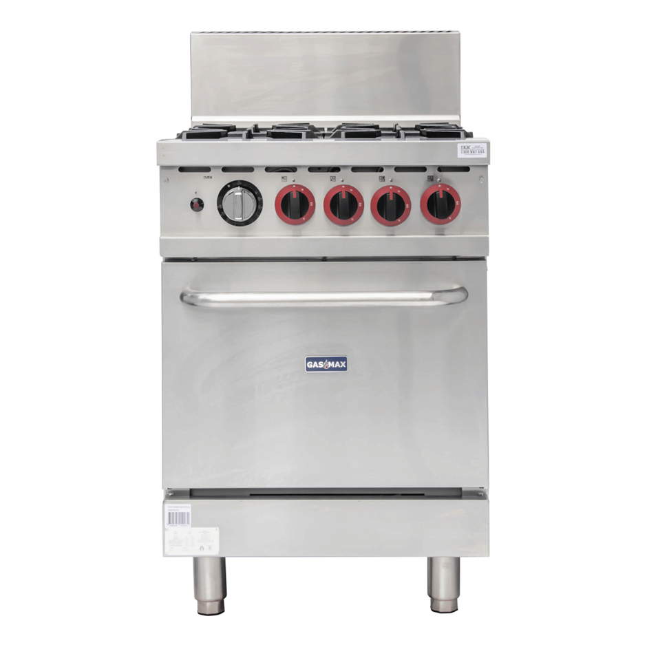 Four Gas Burner with Oven with Flame Failure