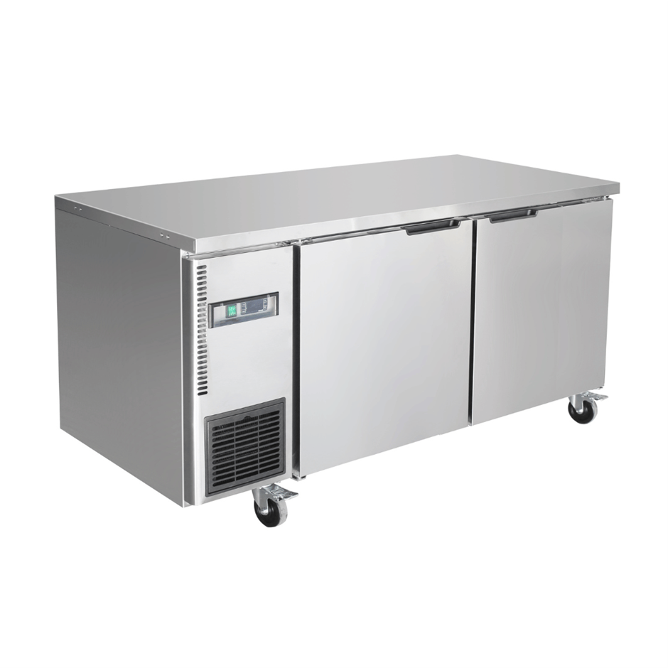 283L S/S Double Door Bench Freezer