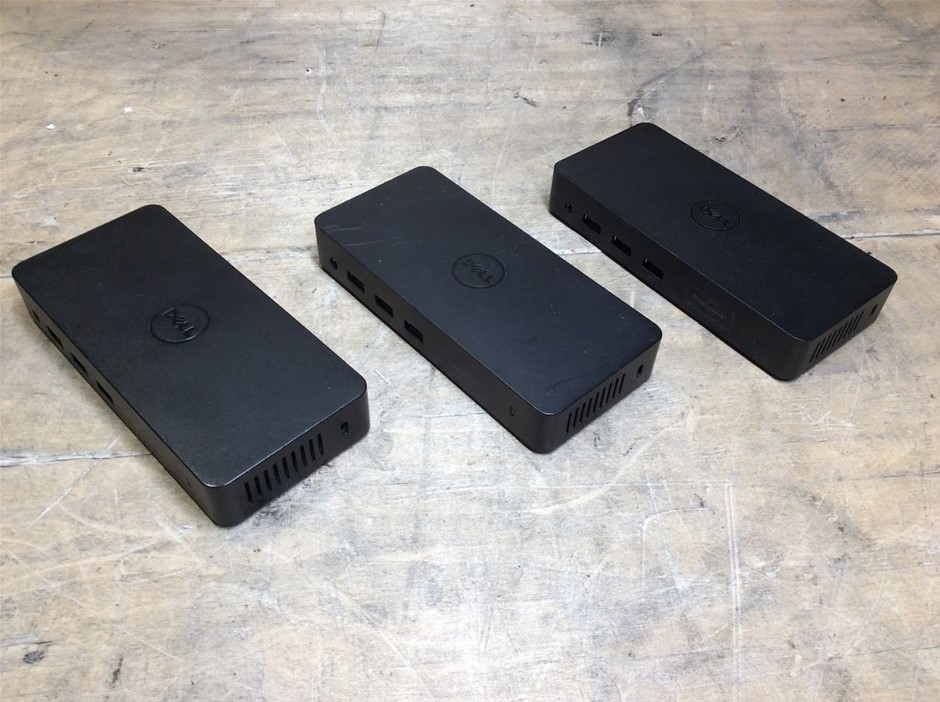 Dell D3100 USB 3.0 Docking Station (Lot of 3)