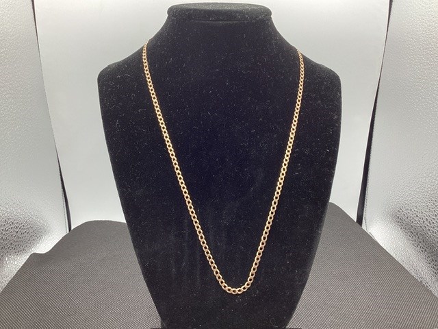 1 x Stamped 9ct Yellow Gold, Chain Necklet and Metal Clasp