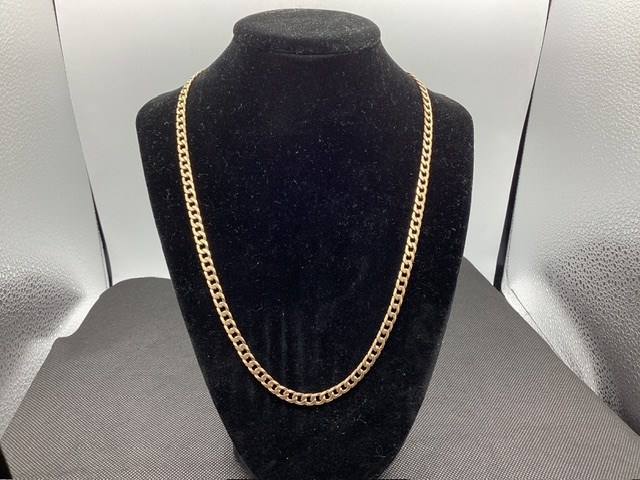1 x Stamped 9ct Yellow Gold, Chain Necklet Italy
