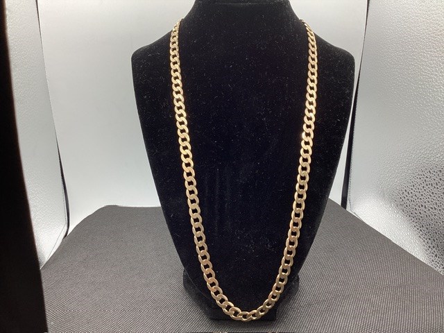 1 x Stamped 9ct Yellow Gold, Chain Necklet with Broken Final