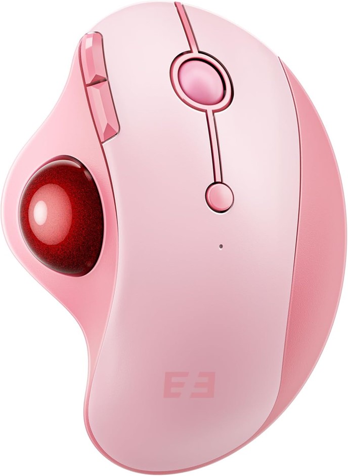 seenda Wireless Trackball Mouse, Ergonomic Bluetooth Rollerball Mouse Recha
