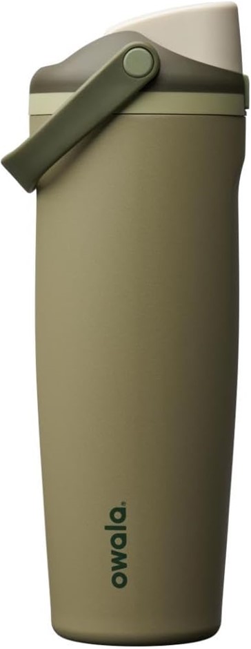 OWALA FreeSip Sway Insulated Stainless Steel Water Bottle with Two-Way Spou