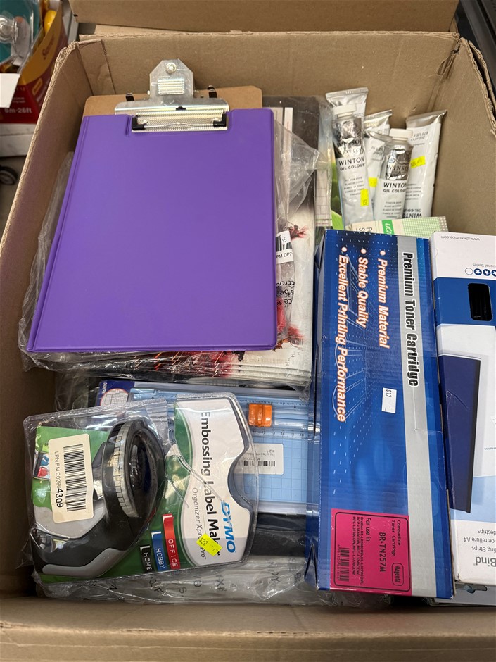 Full Box Office Supply & Stationary Assorted NB: photo as is