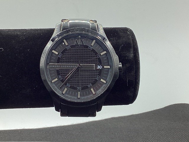 Wrist Watch Armani Exchange Black on Bracelet