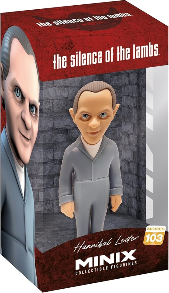2 X MINIX COLLECTIBLE FIGURINES The Silence of The Lambs Hannibal Lector.