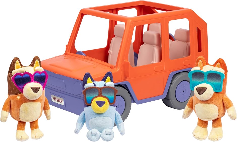 BLUEY S13 Bluey Buddies Big Heeler 4WD & Family Exclusive. NB: Slightly dam