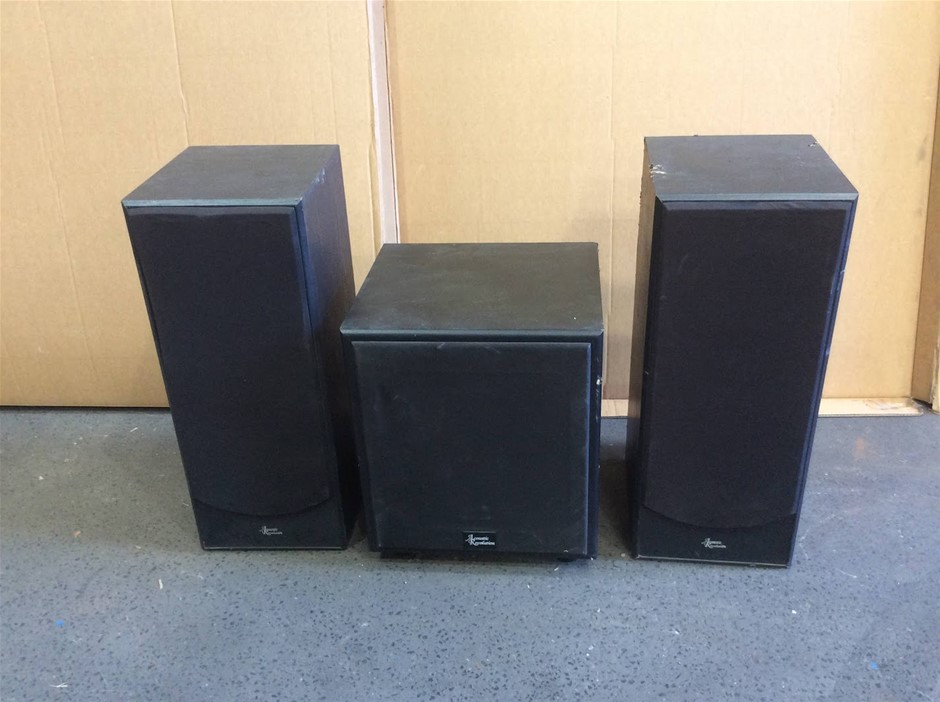Acoustic Revolution ASW-3000 Speaker System with Subwoofer