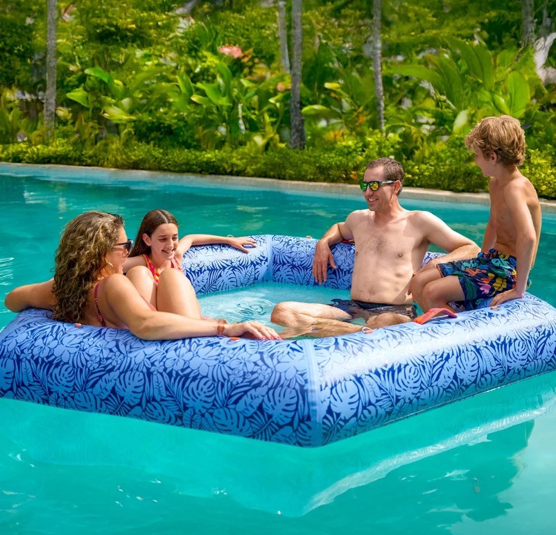 TOMMY BAHAMA Inflatable Water Hammock 2.44M. NB: Has been used. Importan