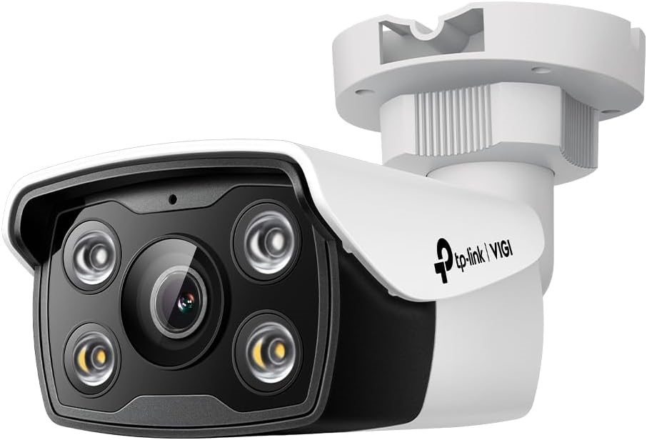 TP-LINK VIGI 5MP Bullet Network Smart Outdoor Security Camera, Full-Colour,