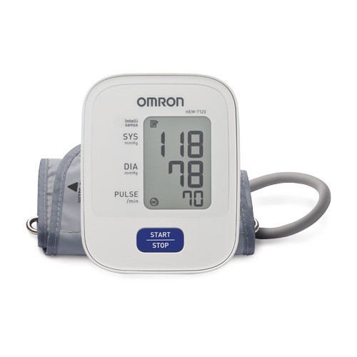 OMRON HEM7120 Basic Blood Pressure Monitor. NB: Used, Missing Batteries.