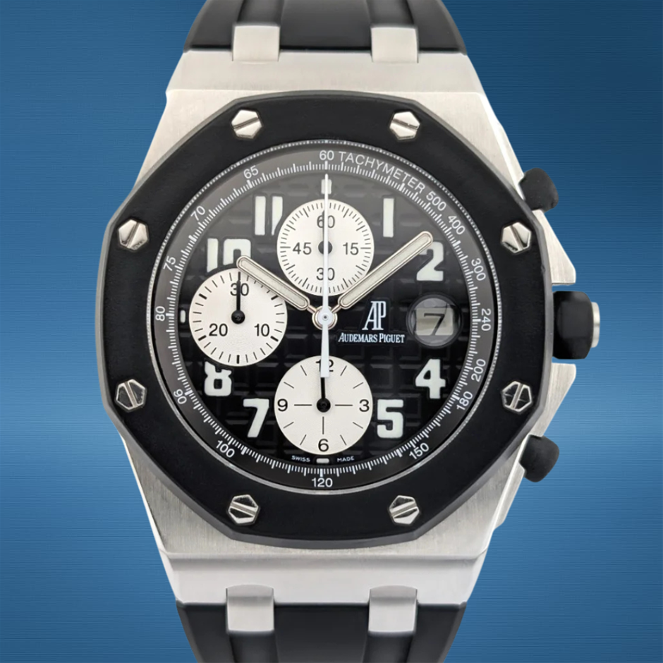 AUDEMARS PIGUET ROYAL OAK OFFSHORE RUBBER CLAD 42MM 25940SK WXO & COA