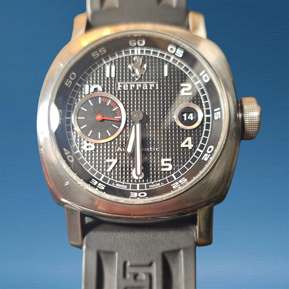 PANERAI FERRARI GRAN TURISMO 44MM STAINLESS STEEL FER00001 BXP & COA