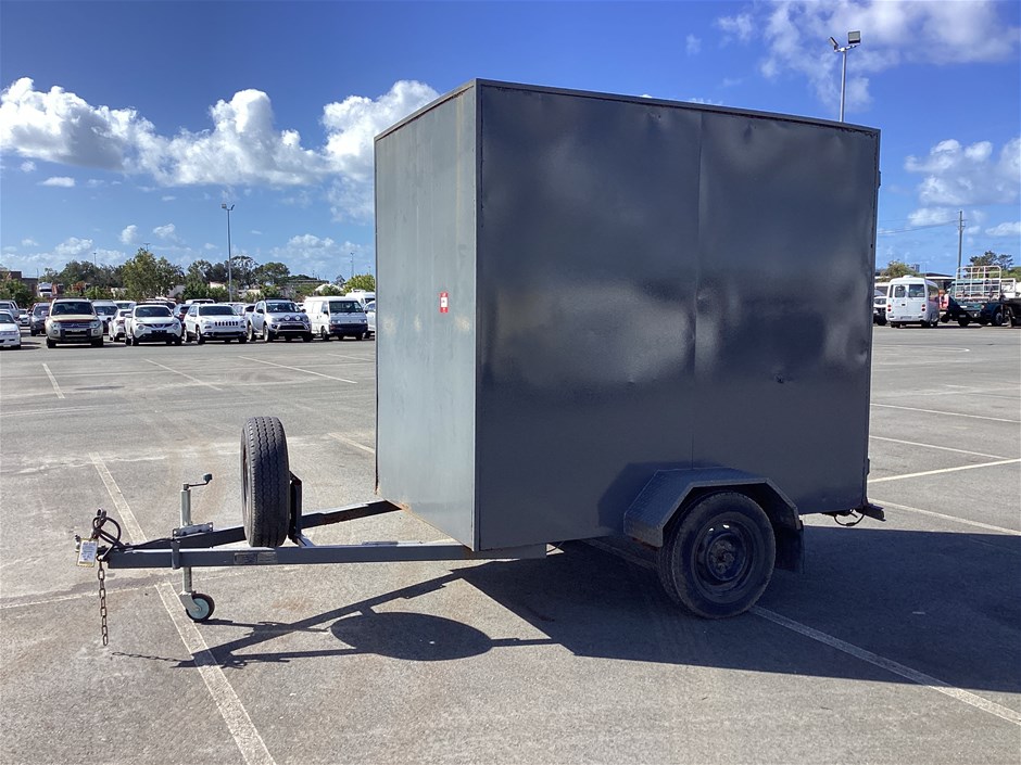 2010 TrailerMake_UNDEFINED 8x5 Closed Trailer Single Box Trailer