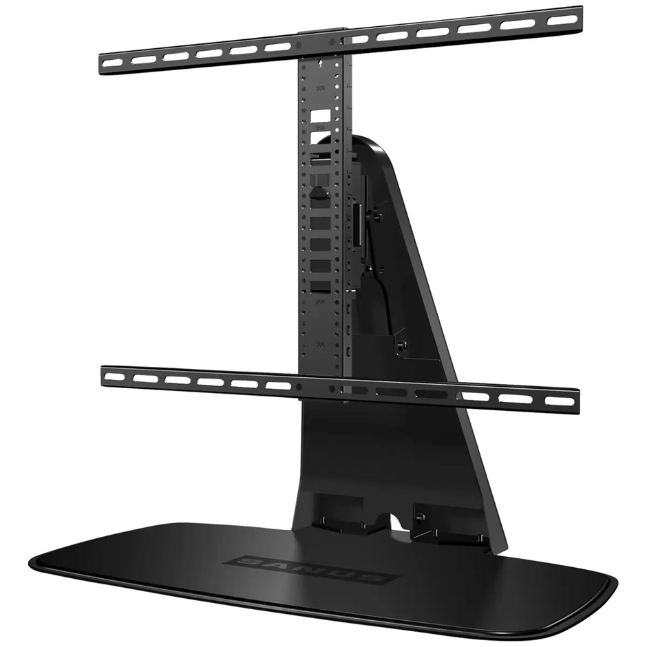 SANUS Swivel TV Stand, Model SSTV2-B1. NB: damaged box