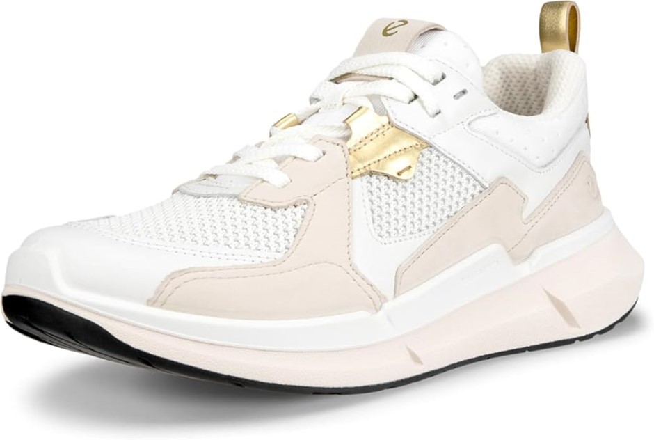 ECCO Women's Biom 2.2 Sneaker, EU40/US9-9.5, White/Limestone/Shadow White,