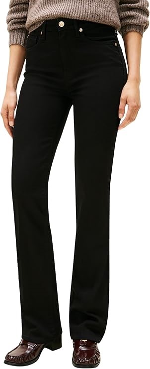 TOMMY HILFIGER Women's Bootcut, 34W x 32L, Denim (Black), DM0DM22430. Buye